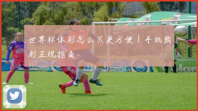 世界杯体彩怎么买更方便｜手机购彩正规指南